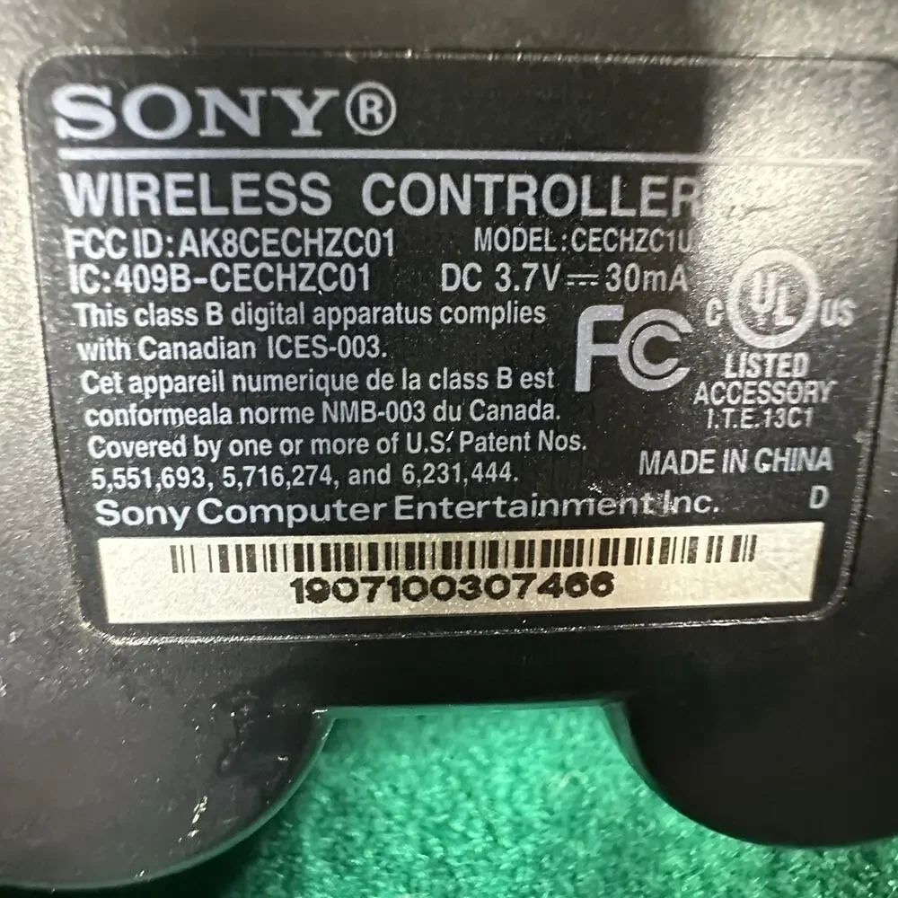 Sony PS3 DualShock 3 Wireless Controller – Black OEM Original Tested